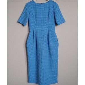 ASOS blue midi dress